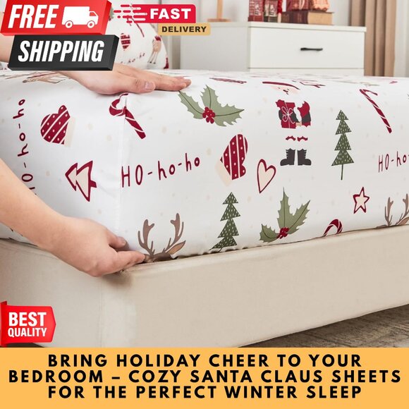 4PC Queen Sheet Set, Deep Pocket 14